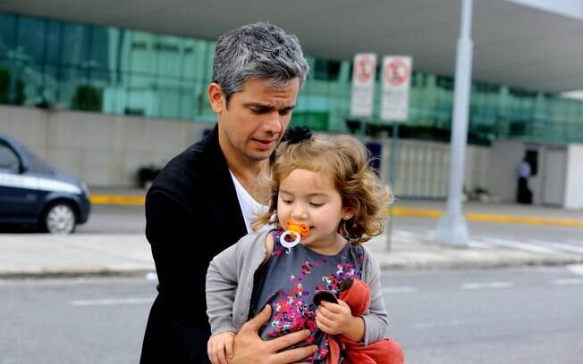 Otaviano Costa com a filha, Olívia: ' Ela é fofíssima, deliciosa, ela é acima da minha compreensão'