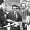 O empresário Abilio Diniz e o economista e ministro da Fazenda Delfim Netto na inauguração do supermercado Jumbo, no ABC - 01/06/1971. Foto: AE/ARQUIVO