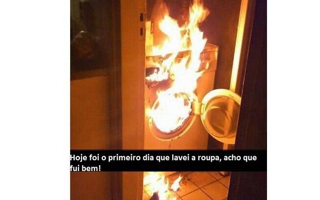 Pior do que manchar as suas roupas brancas, é tostar todas elas!