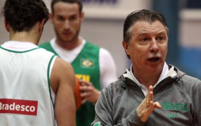 Ruben Magnano, treinador da seleção de basquete Ruben Magnano, treinador da seleção de basquete