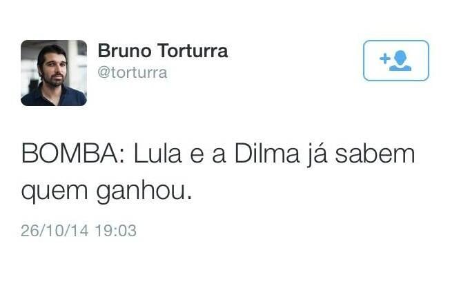 Tweet brinca com a chamada 'Lula e Dilma sabiam de tudo'. Foto: Reprodução