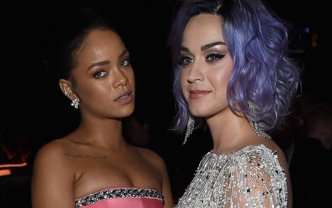 Rihanna e Katy são verdadeiras camaleoas quando o assunto é cabelos. Selecionamos os penteados mais legais para você copiar no Rock in Rio