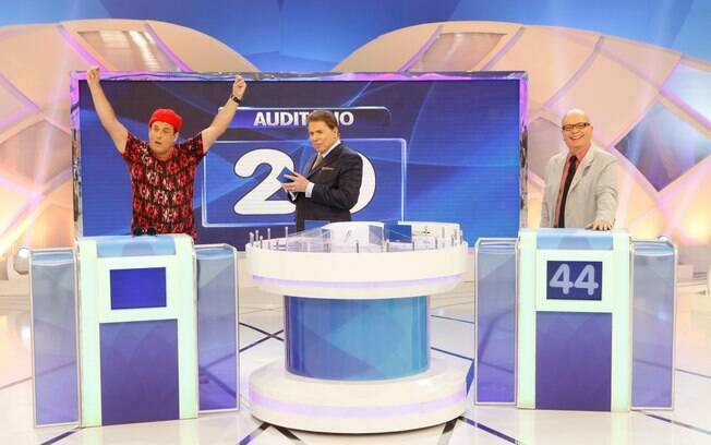 Marcelo Tas e Sérgio Mallandro participam do 'Programa Silvio Santos'