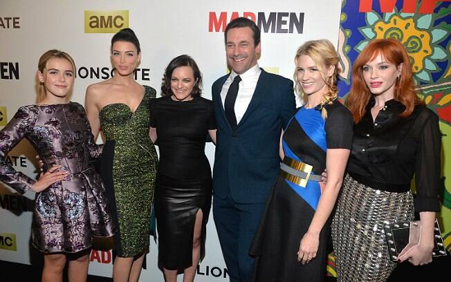 Kiernan Shipka, Jessica Pare, Elisabeth Moss, Jon Hamm, January Jones e Christina Hendricks