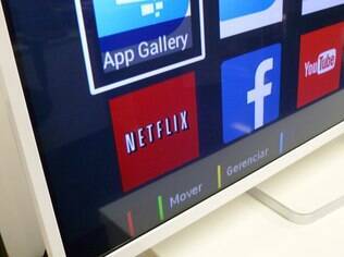 Netflix e Facebook são alguns dos apps instalados na TV