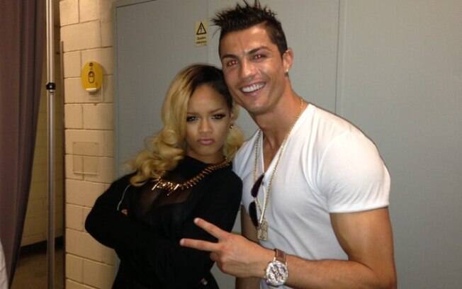 Cristiano Ronaldo tietou Rihanna após um show da cantora em Lisboa, Portugual