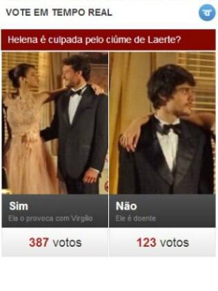 Internauta diz que Helena é culpada pelo ciúme excessivo de Laerte