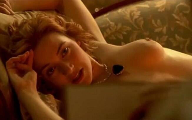 Kate Winslet - A atriz não tem nenhum problema em ficar nua em frente às câmeras e já apareceu 'ao natural' em diversos filmes, começando pela   clássica cena de 'Titanic'. Foto: Reprodução