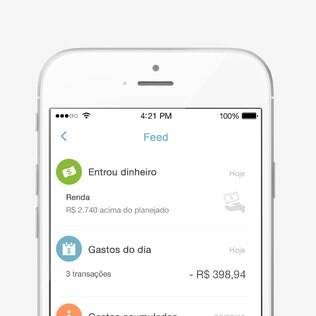GuiaBolso permite ao usuário criar metas com prazo determinado