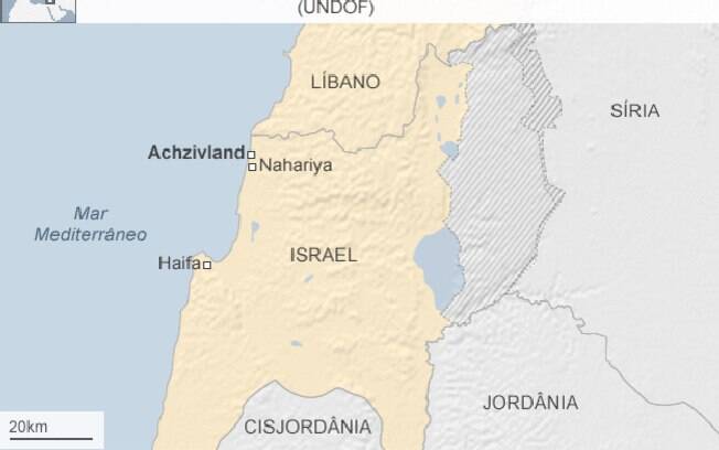 Localização de Achzivland