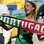 As fãs de Portugal também foram apoiar sua seleção. Foto: AP