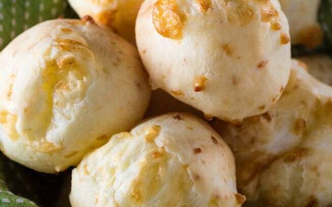 Para o café da tarde: pão de queijo