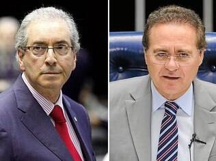 Eduardo Cunha e Renan Calheiros, ambos do PMDB, estão na lista de Janot