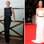 A atriz Trine Dyrholm mostrou como um penteado - principalmente em cabelos platinados - pode rejuvenescer o visual. Super elegante nas duas ocasiões, porém . Foto: Getty Images