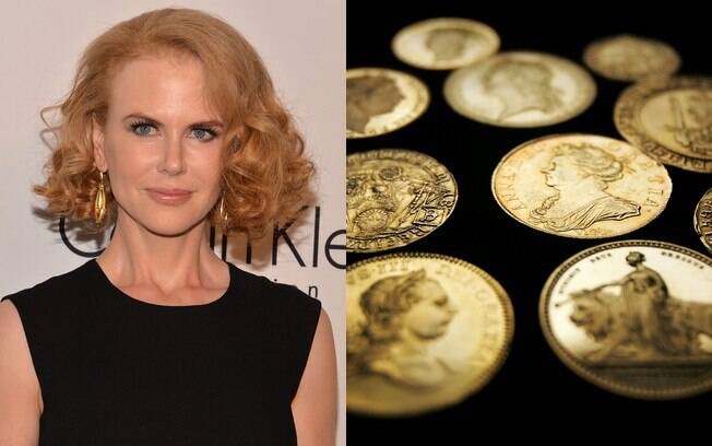Outra tradicional é Nicole Kidman. A atriz tem uma coleção de moedas medievais digna de museus