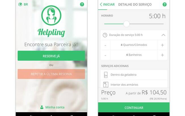 Aplicativo Helpling ajuda usuário a encontrar uma prestador de serviço de limpeza pelo celular. O app é grátis e está disponível para Android e iOS