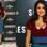 A atriz mexicana Salma Hayek acertou nas cores do vestido Roland Mouret, mas errou no tamanho. Repare como a peça ficou embolada na região da cintura. Sem contar o seios.... Foto: Getty Images