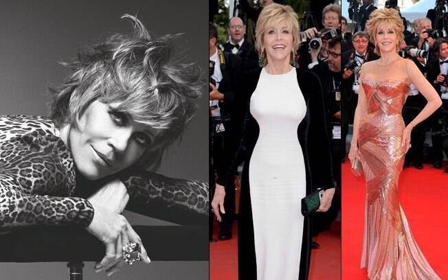 Já Jane Fonda é daquelas que deixa qualquer um de queixo caído quando revela sua idade: 74 anos