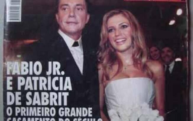 Capa de revista anuncia o casamento de Fábio Jr. e Patricia de Sabrit: pedido em menos de um mês