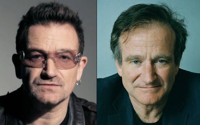 Bono Vox e Robin Williams 