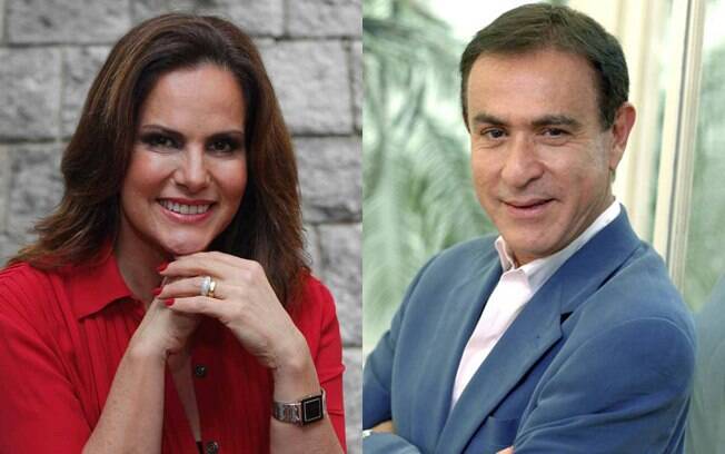 Os apresentadores Renata Ceribelli, da Globo, e Amaury Jr, da RedeTV!, são primos de primeiro grau