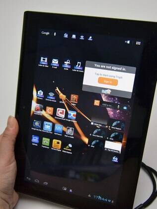 Sony S roda o sistema Android 4.0