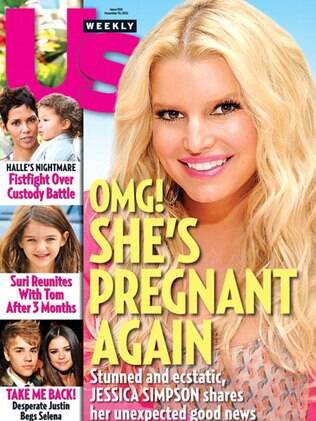 A revista 'US Weekly' confirma a segunda gravidez da atriz, que ainda não perdeu 10 dos 40 quilos que engordou na primeira gestação