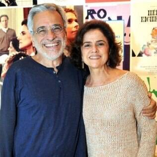 O casal Aderbal Freire-Filho e Marieta Severo