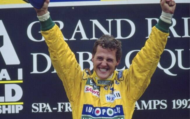 Michael Schumacher, ex-piloto de F1 em 1992 - by esporte.ig.com.br 