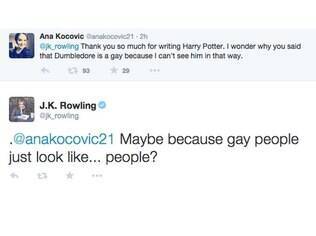 J.K. Rowling responde fã pela rede social