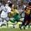 Higuaín toca por baixo de Valdés para abrir o placar para o Real Madrid logo aos 11min. Foto: EFE