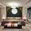 No hall da suíte, assinado por Cris Paola e Dani Barella, estampas listradas e floridas se misturam entre os itens decorativos. Foto: Amana Salles / Fotoarena