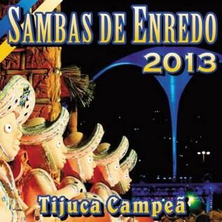 Capa do CD de sambas do carnaval 2013
