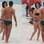 Deborah Secco e Roger Flores a caminho do mar.... Foto: AgNews