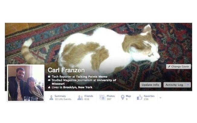 Imagem do site Talking Points Memo mostra mudanças na timeline do Facebook