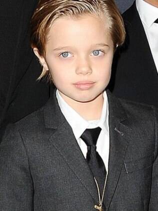 Shiloh Pitt na estréia de 'Unbroken'