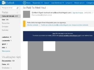 Outlook.com exagera no bloqueio de conteúdo