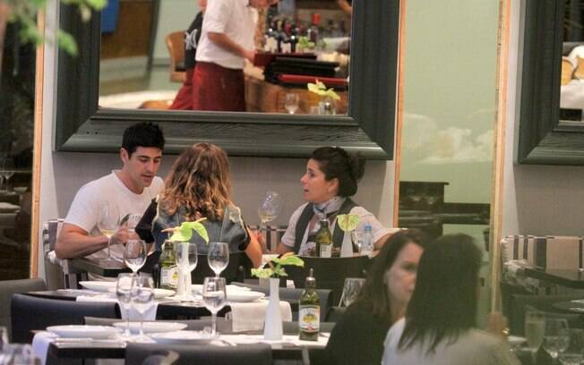 .... e nos restaurantes da luxuosa rua Oscar Freire, em São Paulo, como o Quattrino....