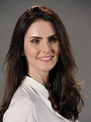 Lisandra Souto na coletiva de