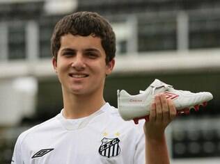 Jean Chera aos 16 anos no Santos