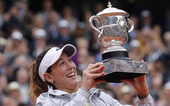 Este é o primeiro título de Grand Slam de Garbiñe Muguruza, de 22 anos