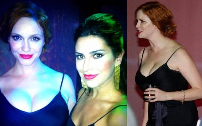 Fernanda Paes Leme e Christina Hendricks