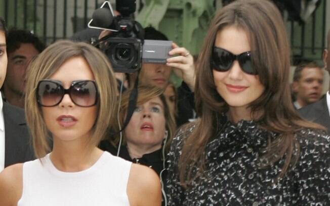 Victoria Beckham e Katie Holmes em 2006: amigas e confidentes