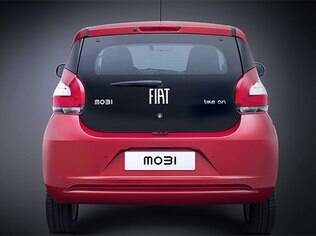 Tampa traseira do Fiat Mobi é toda de vidro