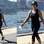 Luiza Brunet é outra adepta do pretinho básico para a malhação. Atenção para o boné, adequado para proteger na caminhada ao ar livre. Foto: Ag News