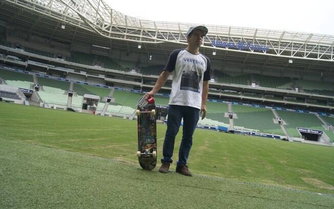 Sandro Dias, o Mineirinho, no Allianz Parque Sandro Dias, o Mineirinho, no Allianz Parque