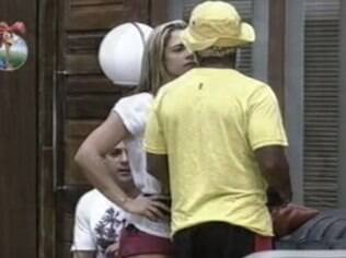 Denise Rocha e Ivo Meirelles discutem