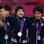 Japonês Koji Yamamuro precisou de ajuda para chegar ao pódio e receber a medalha de prata. Foto: Getty Images