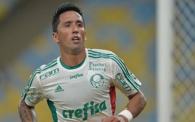 Lucas Barrios, atacante do Palmeiras
