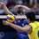 Vissotto tenta defender a bola de Nikola Kovacevic. Foto: AP